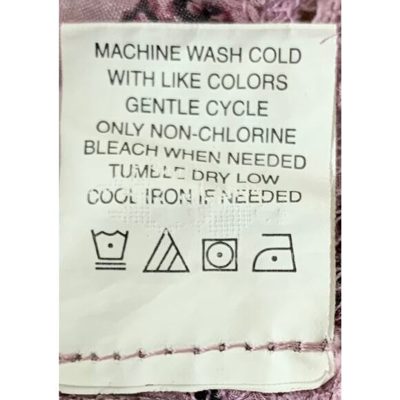 EYESHADOW LONG SLEEVE PULL-OVER BLOUSE, JUNIORS/WOMENS L, LIGHT & DARK PURPLE - Picture 10 of 11